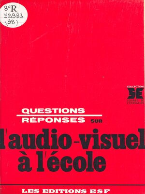 cover image of Questions-réponses sur l'audiovisuel à l'école